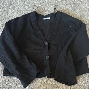 Zara black cardigan  - M